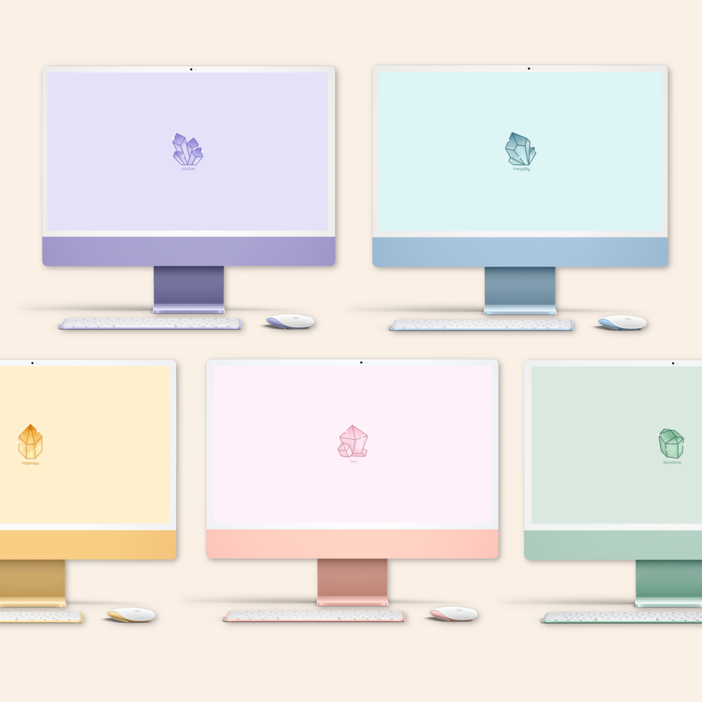 crystal wallpaper pack | imac. - sagelle.