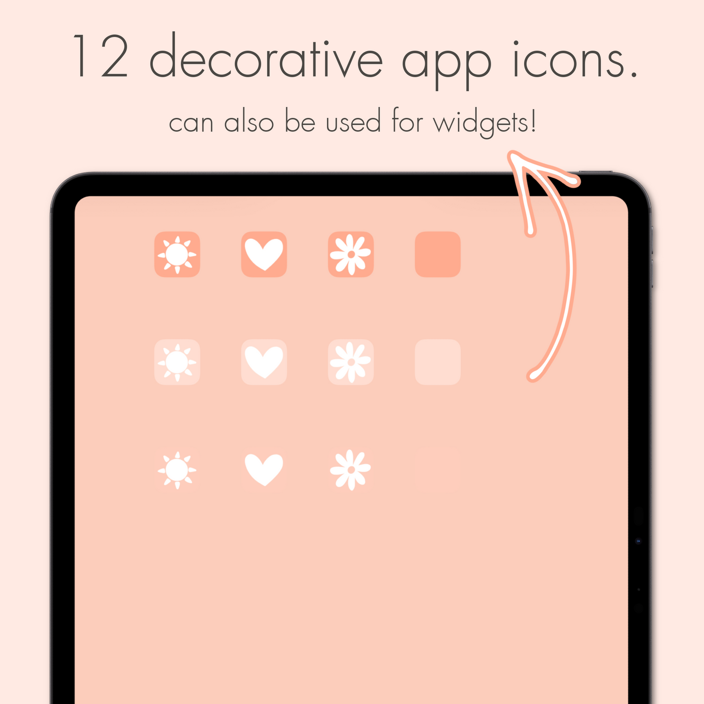 peach theme pack | ipad edition. - sagelle.