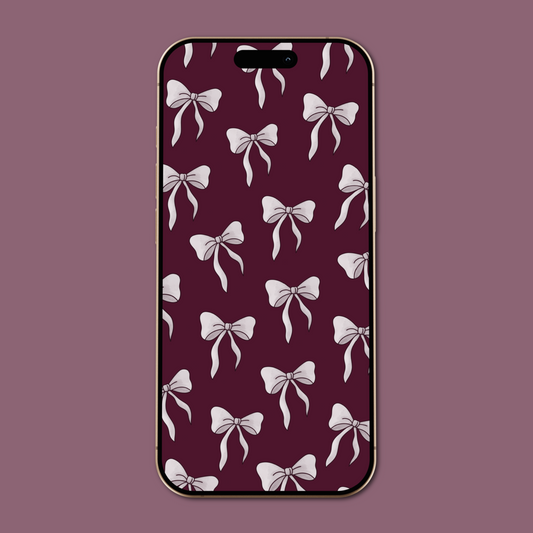 merlot bow wallpaper pack.