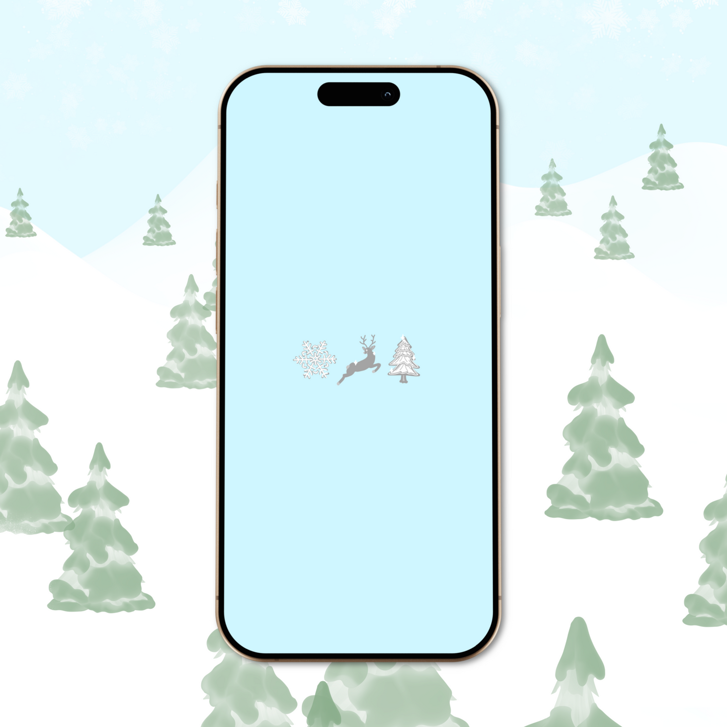 christmas icons wallpaper pack.