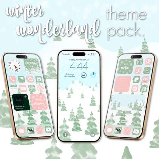 winter wonderland theme pack.