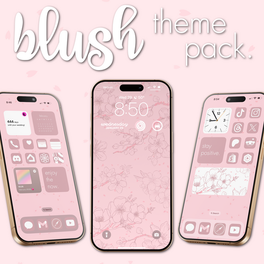 blush theme pack. - sagelle.