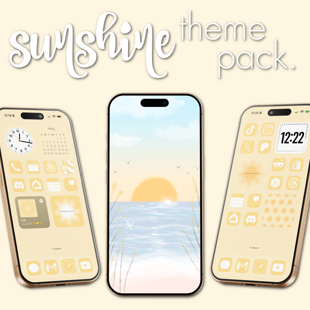 sunshine theme pack. - sagelle.
