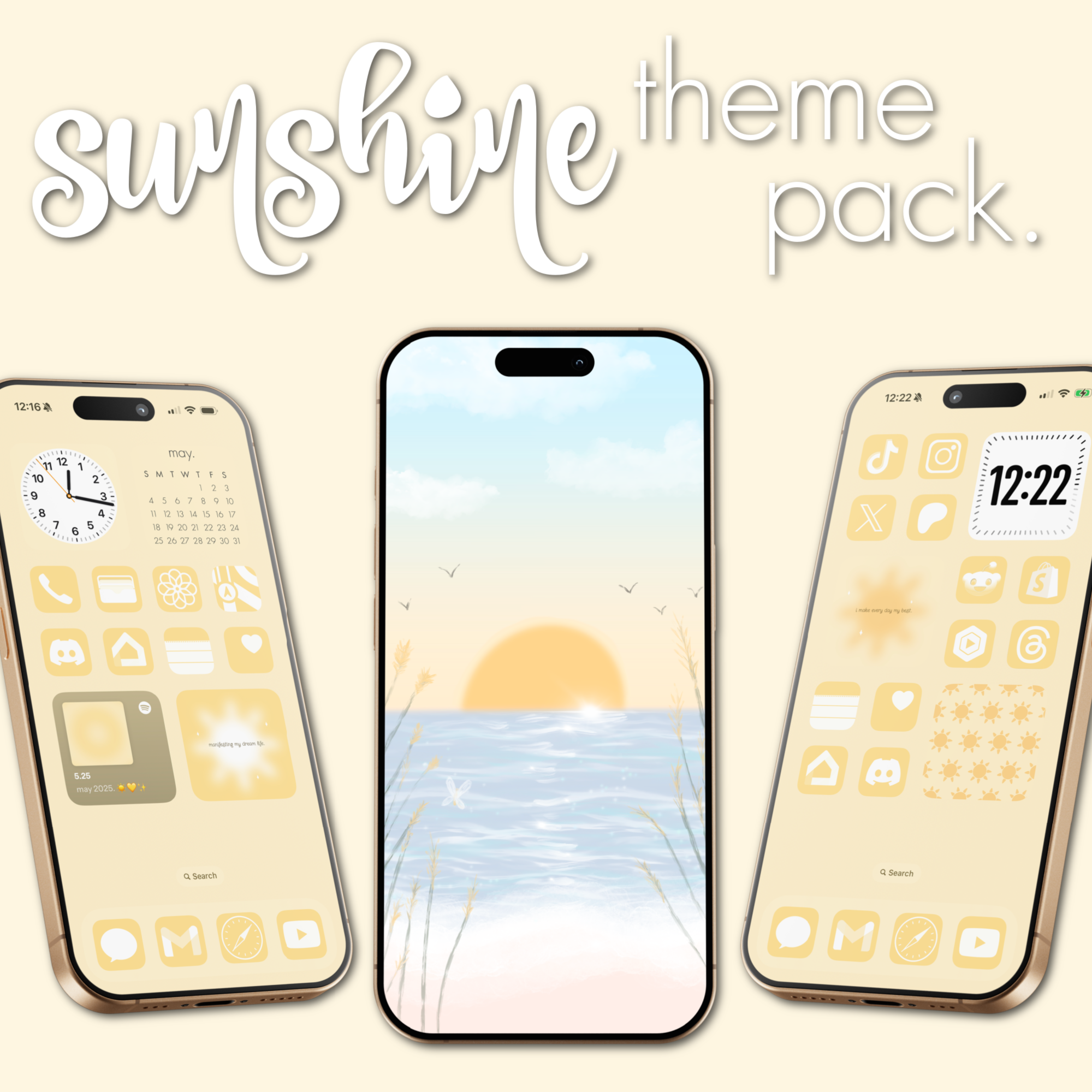 sunshine theme pack. - sagelle.