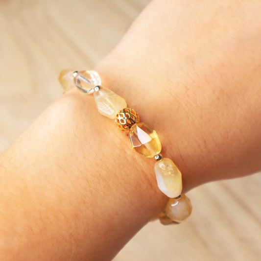 "golden hour" citrine bracelet | limited edition.