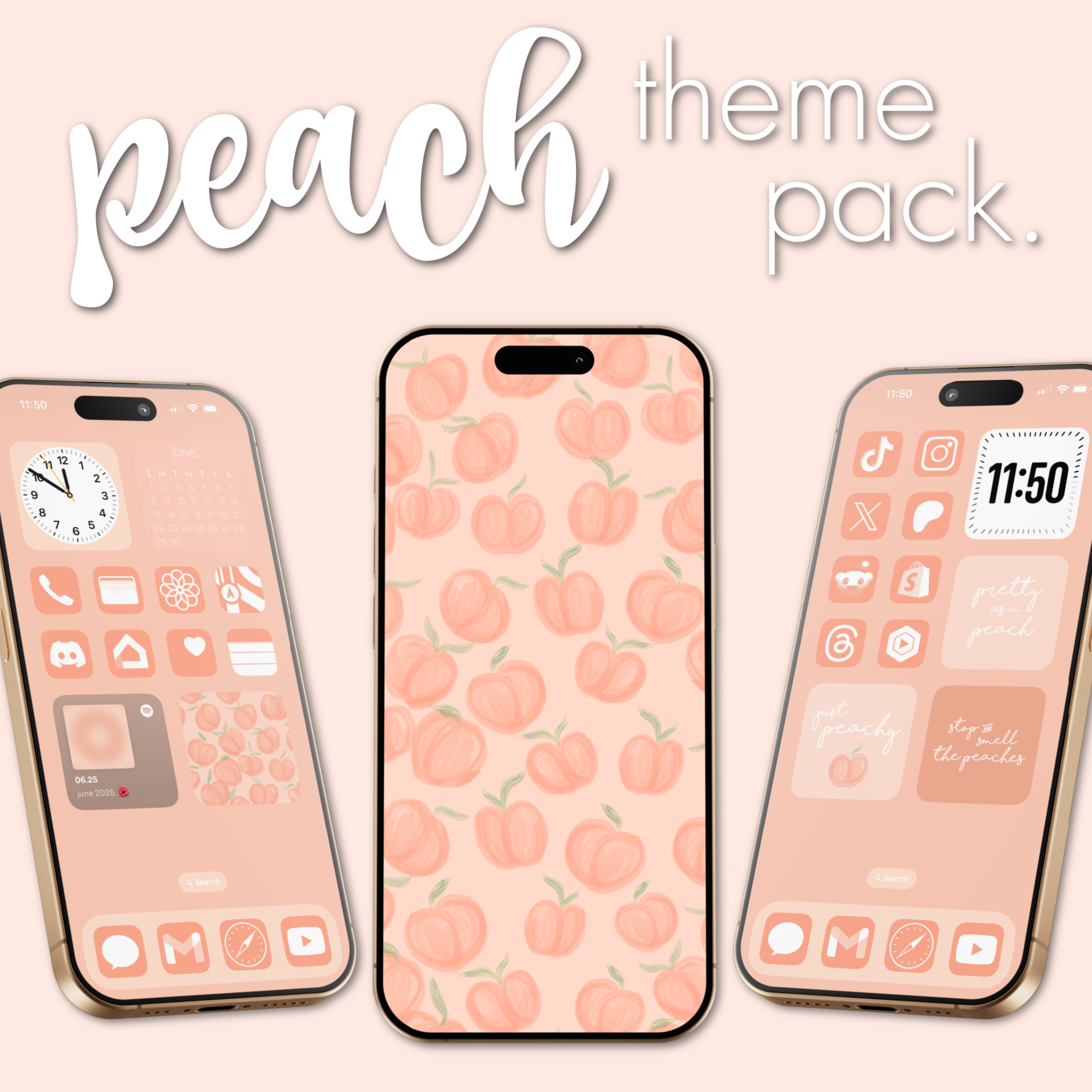 peach theme pack. - sagelle.