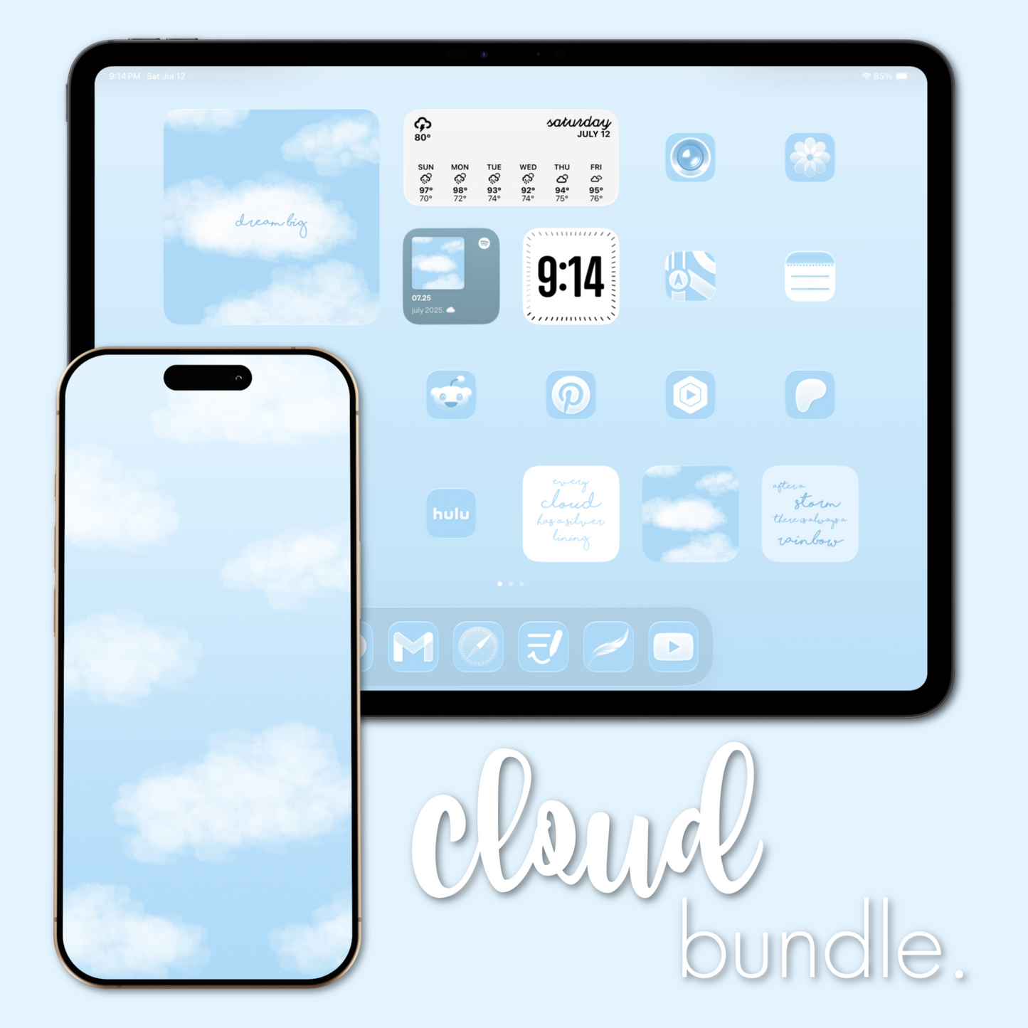 cloud theme pack bundle.