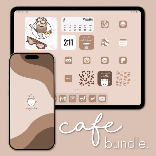 cafe theme pack bundle.