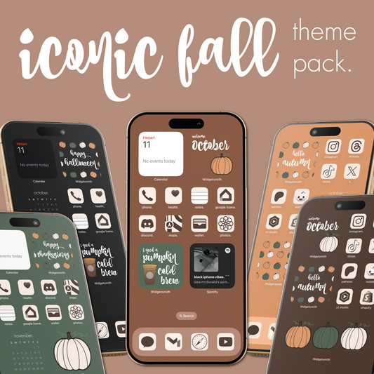 iconic fall theme pack. - sagelle.