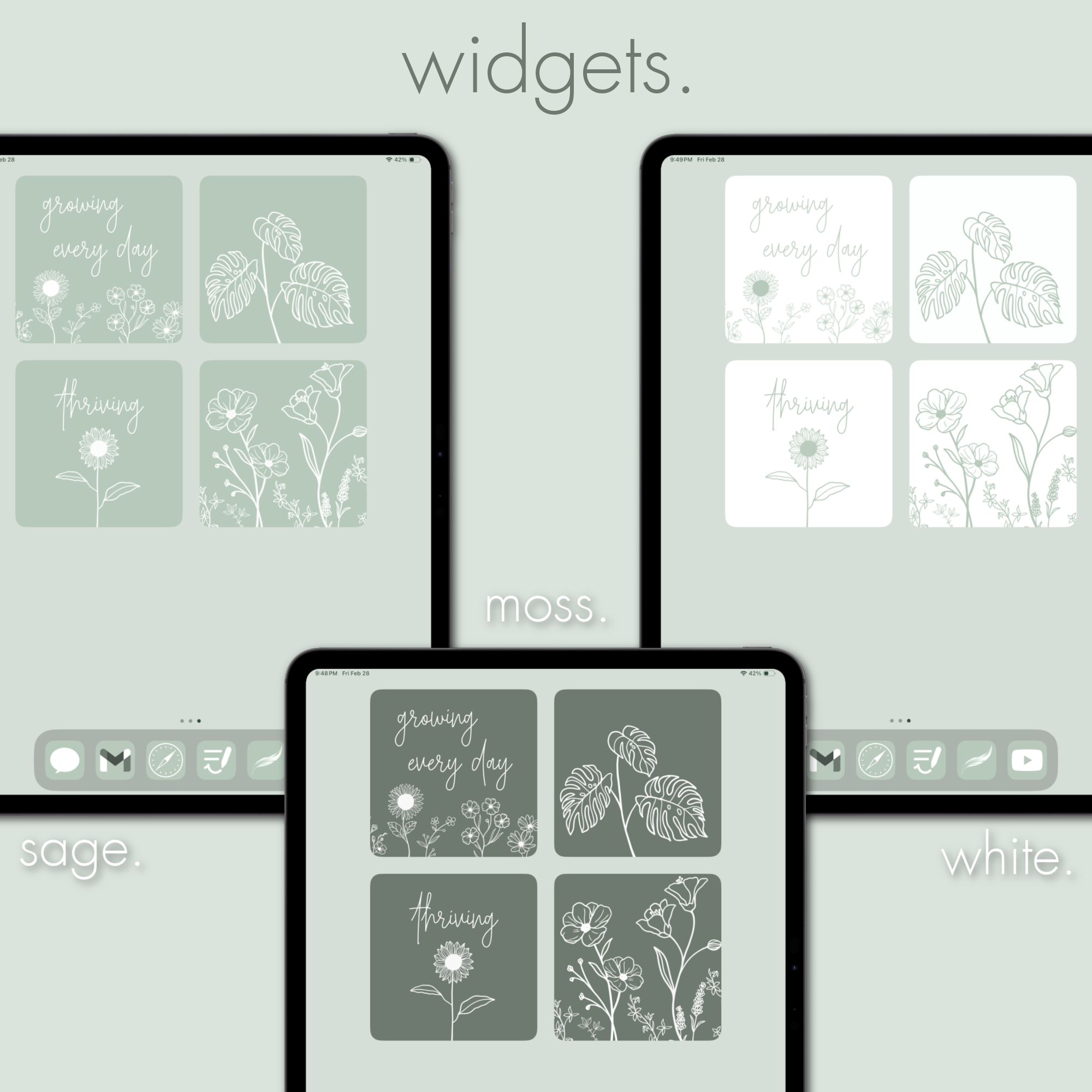 sage theme pack | ipad edition. - sagelle.