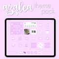 azalea theme pack | ipad edition. - sagelle.