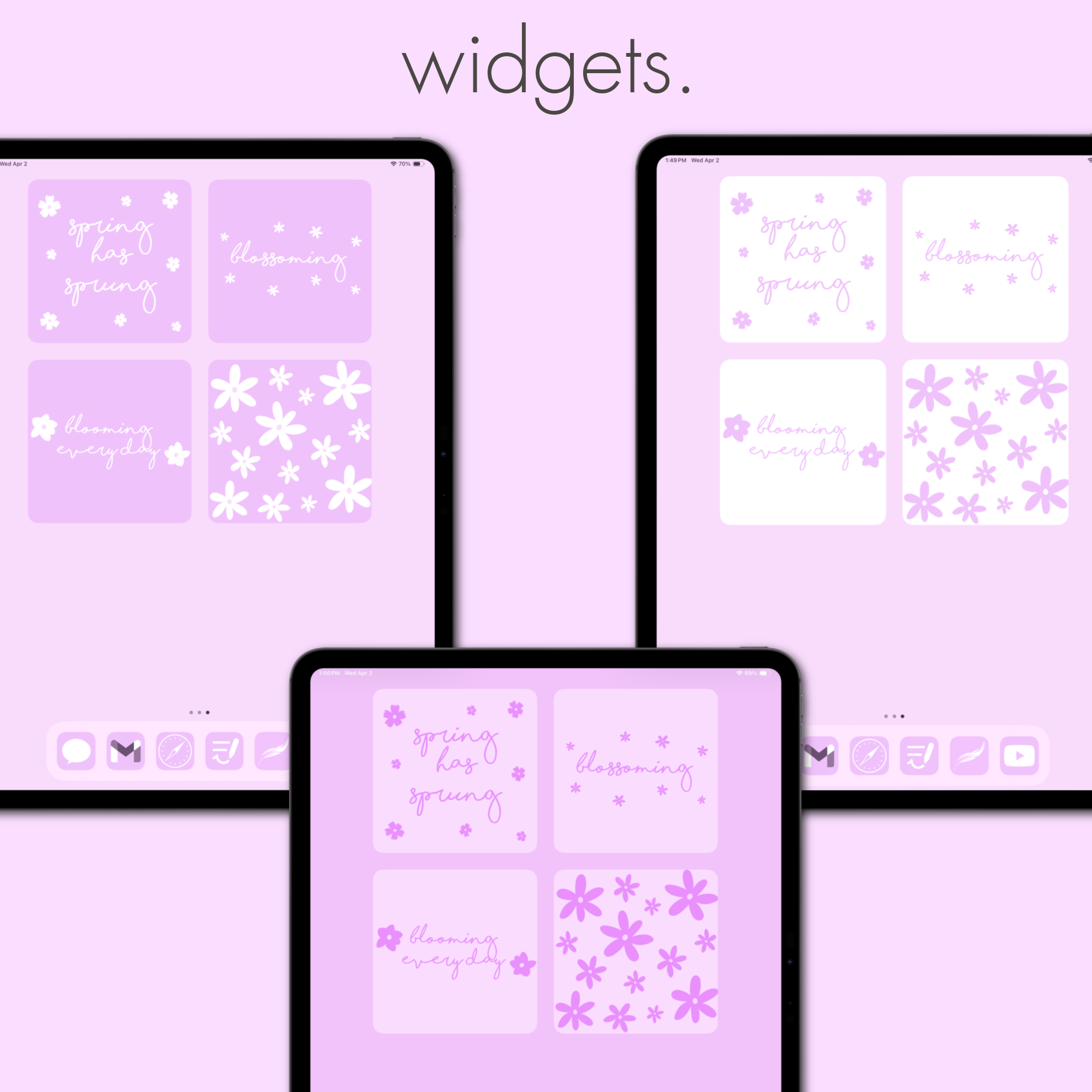 azalea theme pack | ipad edition. - sagelle.