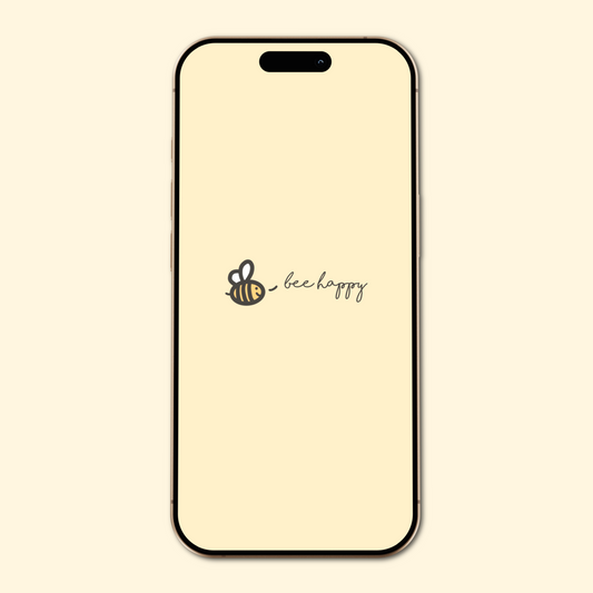 bee happy wallpaper.