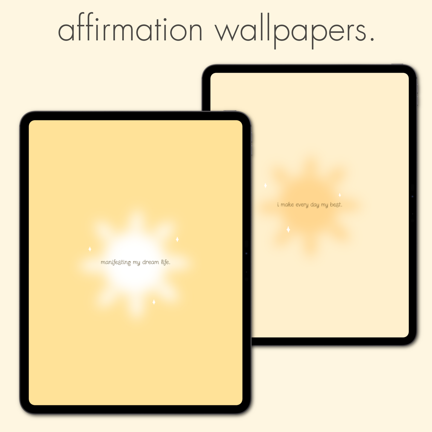 sunshine theme pack | ipad edition.