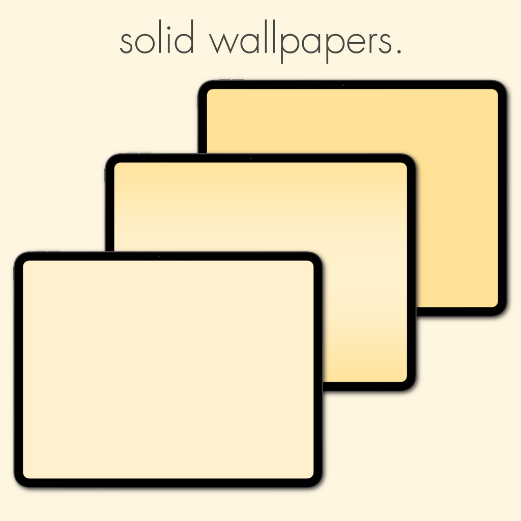 sunshine theme pack | ipad edition. - sagelle.