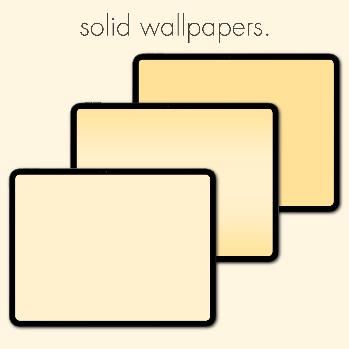 sunshine theme pack | ipad edition.