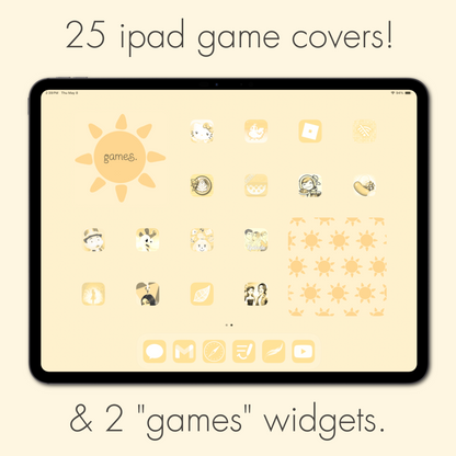sunshine theme pack | ipad edition. - sagelle.
