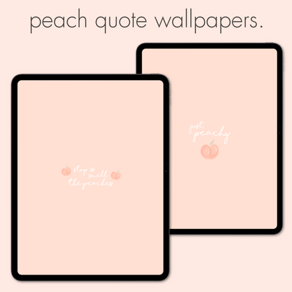 peach theme pack | ipad edition. - sagelle.