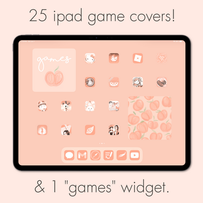 peach theme pack | ipad edition. - sagelle.