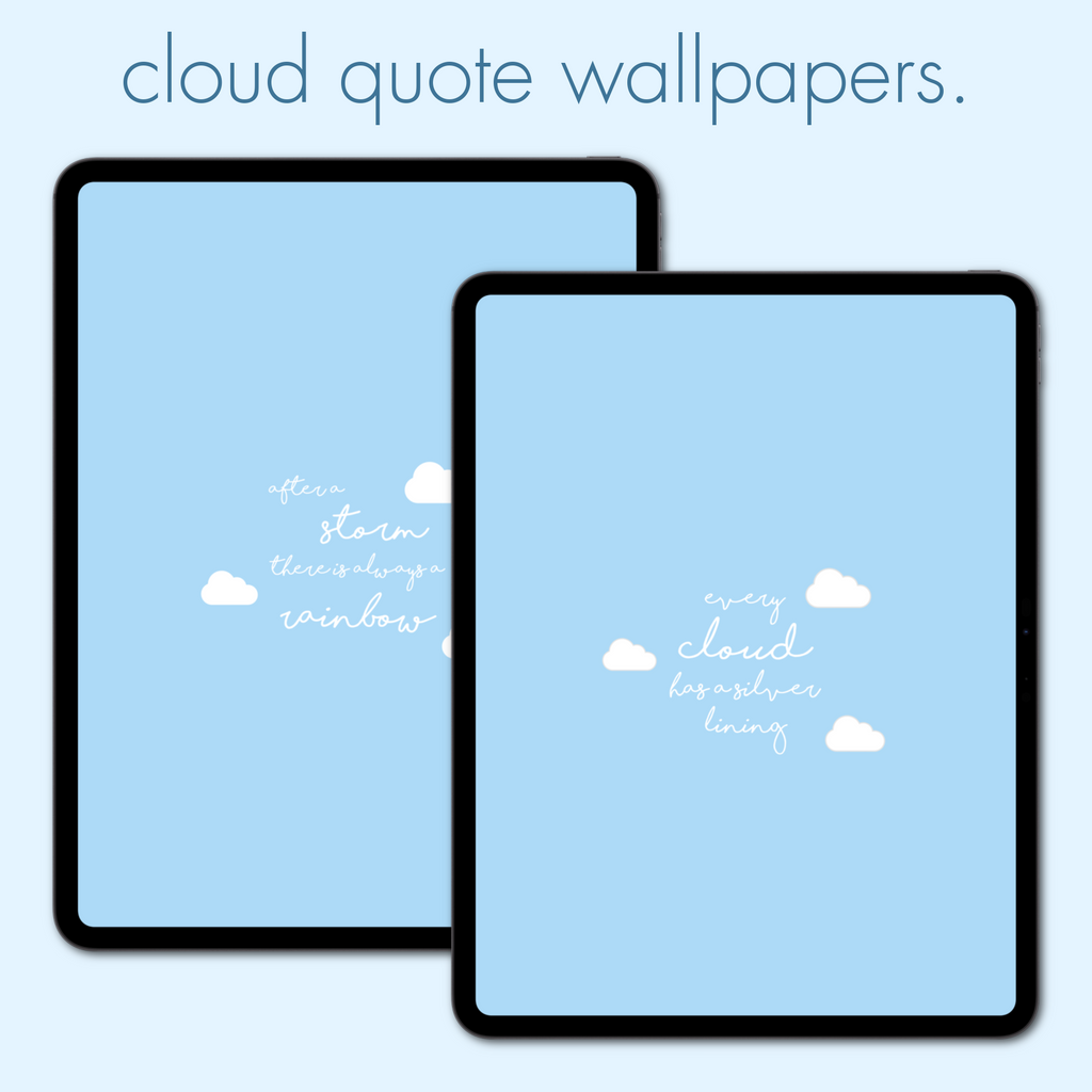 cloud theme pack | ipad edition. - sagelle.