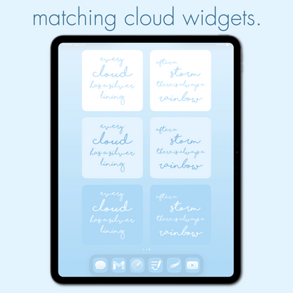 cloud theme pack | ipad edition. - sagelle.