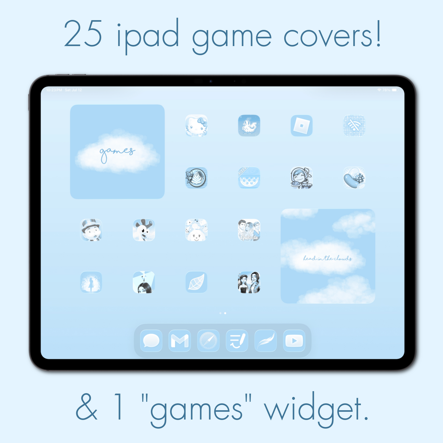 cloud theme pack | ipad edition.
