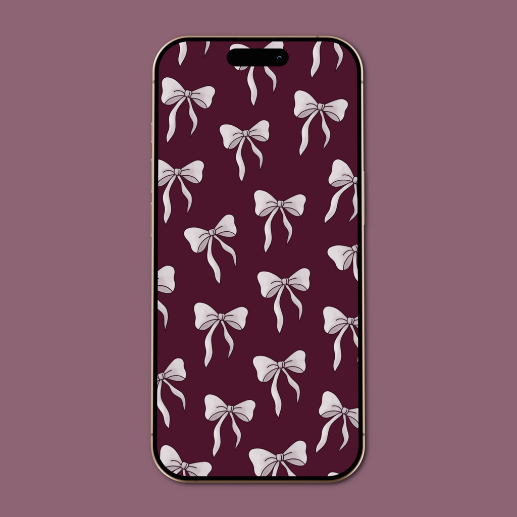 merlot bow wallpaper pack. - sagelle.