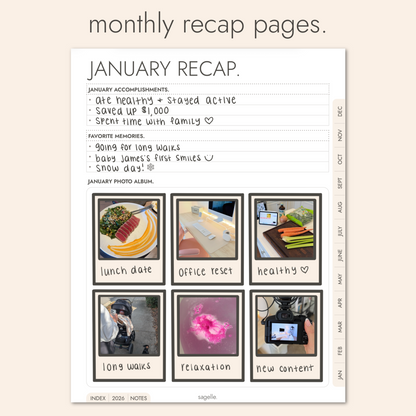 sagelle 2026 digital planner. - sagelle.