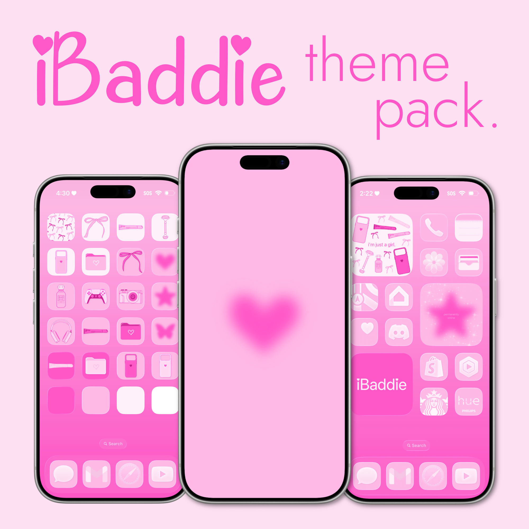 ibaddie theme pack | iphone. - sagelle.