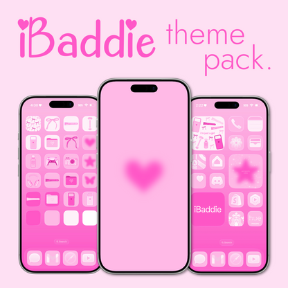 ibaddie theme pack | iphone.