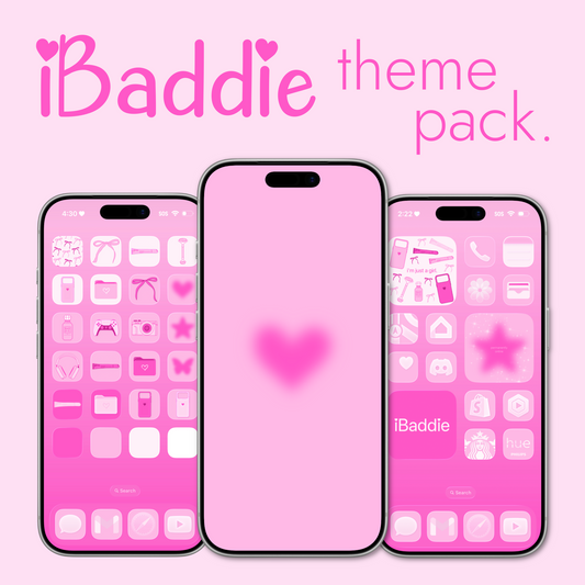 ibaddie theme pack | iphone.