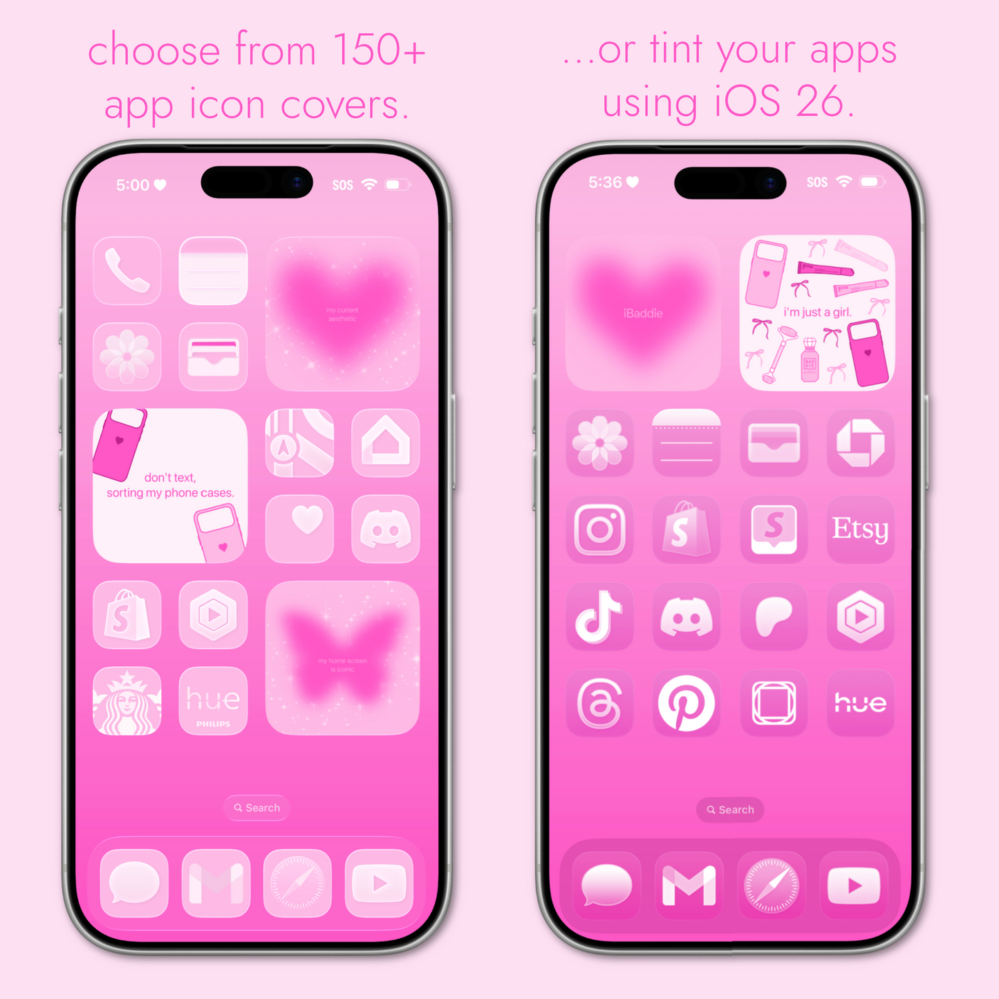 ibaddie theme pack | iphone.