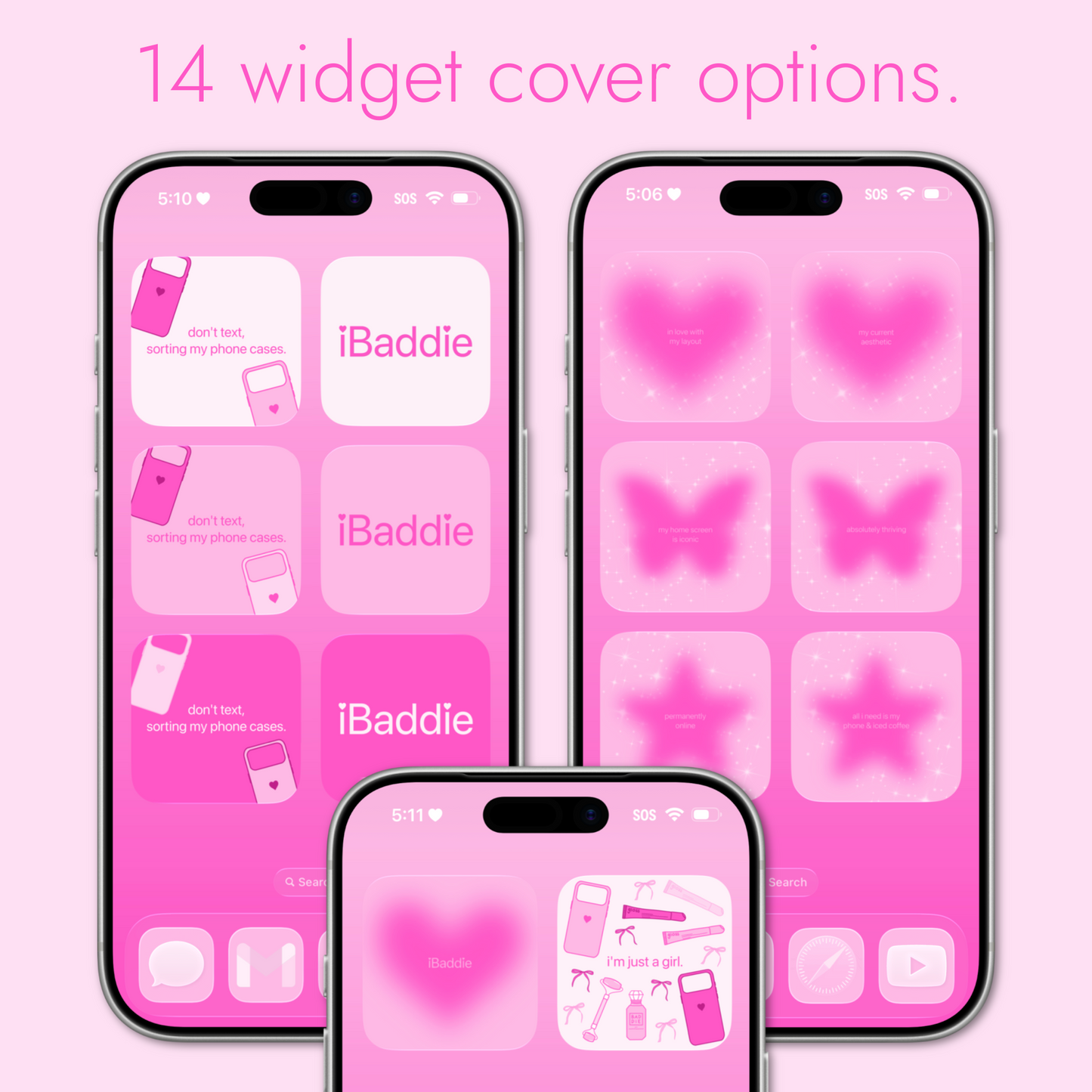 ibaddie theme pack | iphone.