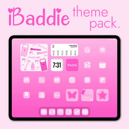 ibaddie theme pack | ipad.