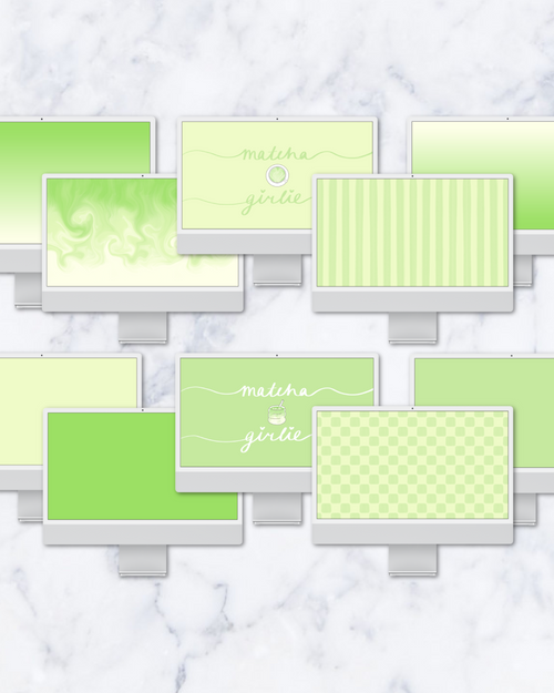 matcha girlie theme pack | imac.