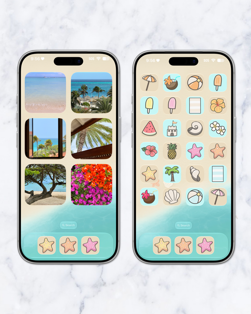 vacay theme pack | iphone.