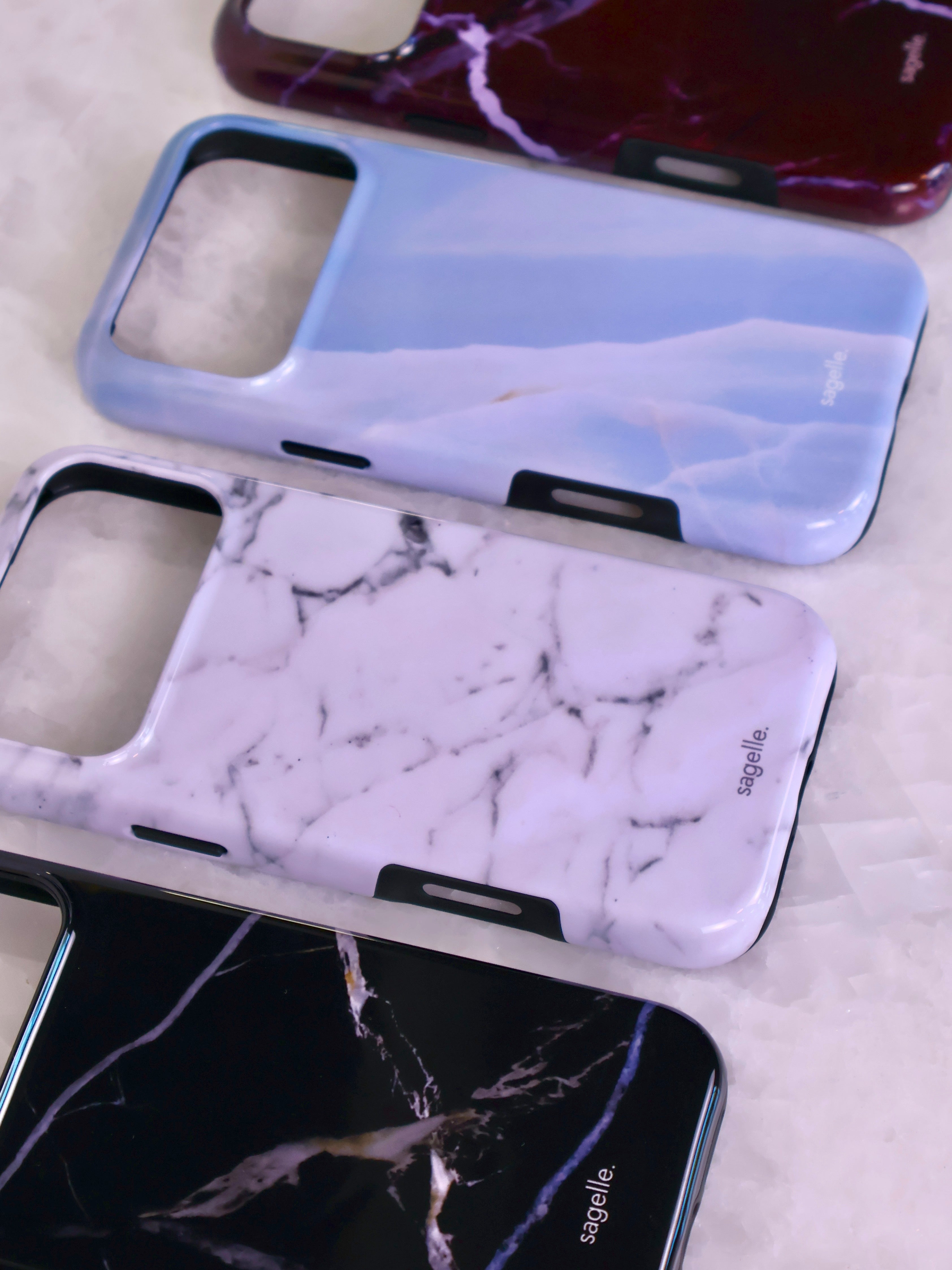 marble moods | iconic case bundle. - sagelle.