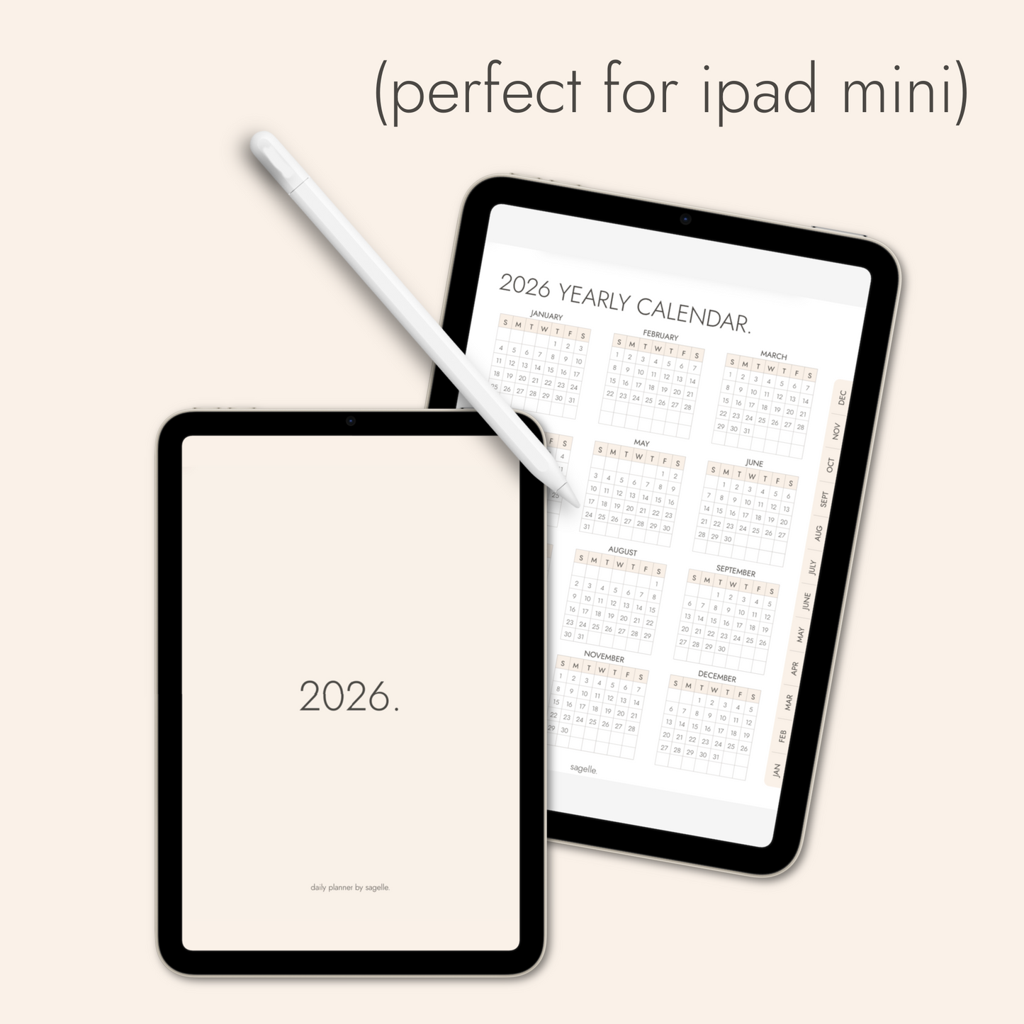 sagelle 2026 digital planner.