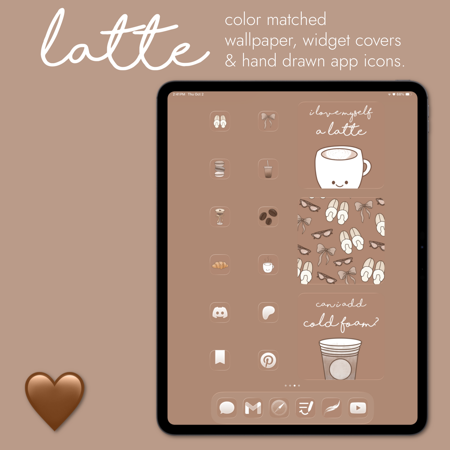 cafe theme pack | ipad edition.