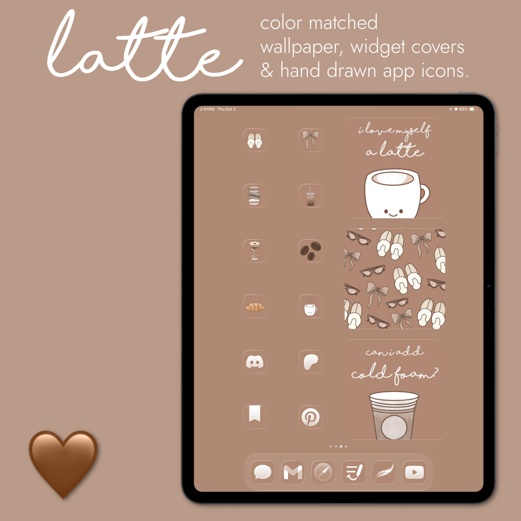 cafe theme pack | ipad edition. - sagelle.