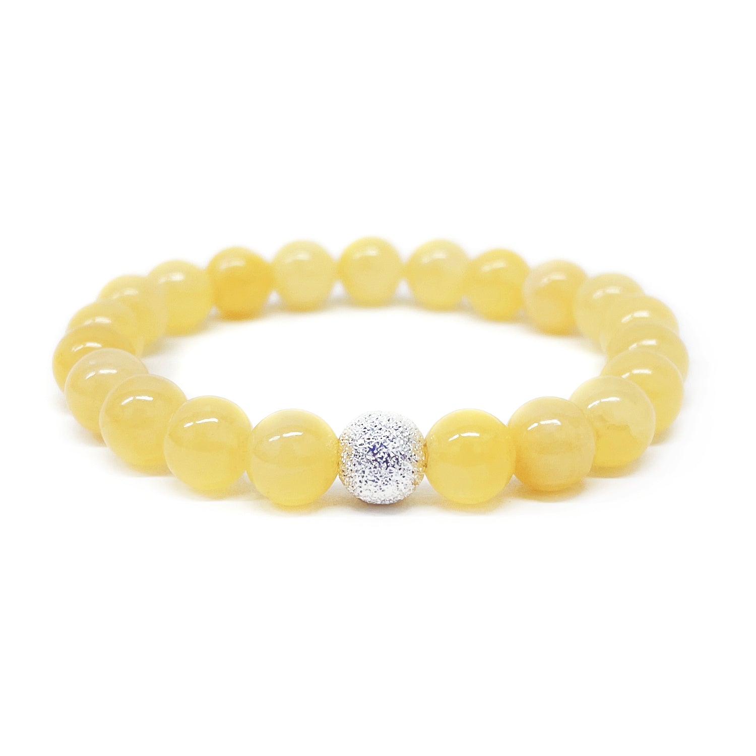 yellow calcite bracelet - Camarda Crystals