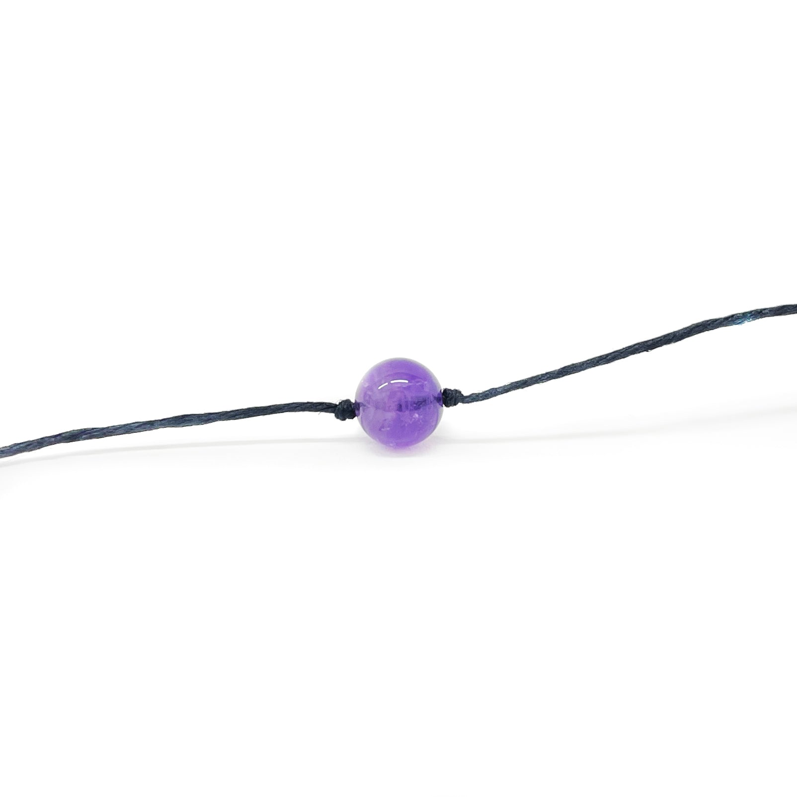 amethyst choker - single - Camarda Crystals