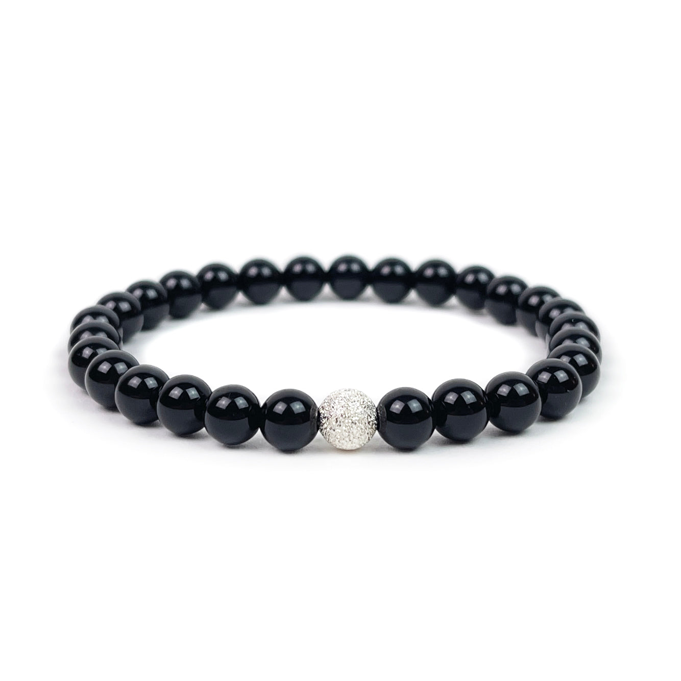 black onyx bracelet - Camarda Crystals