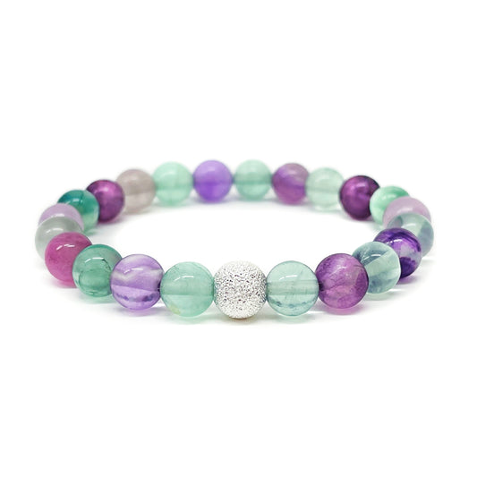 fluorite bracelet - Camarda Crystals