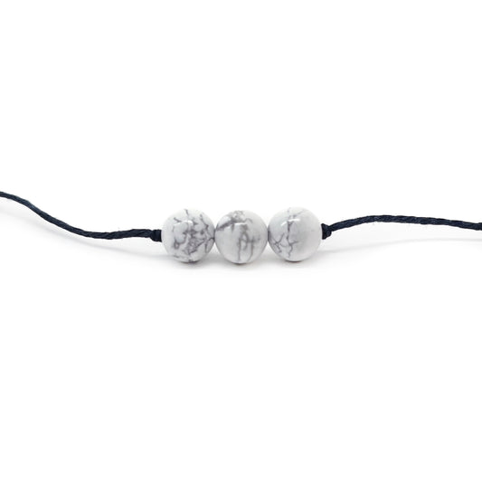 howlite choker - classic - Camarda Crystals