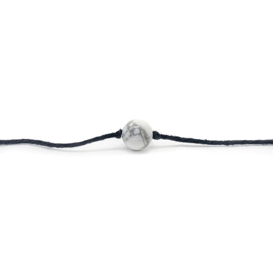 howlite choker - single - Camarda Crystals