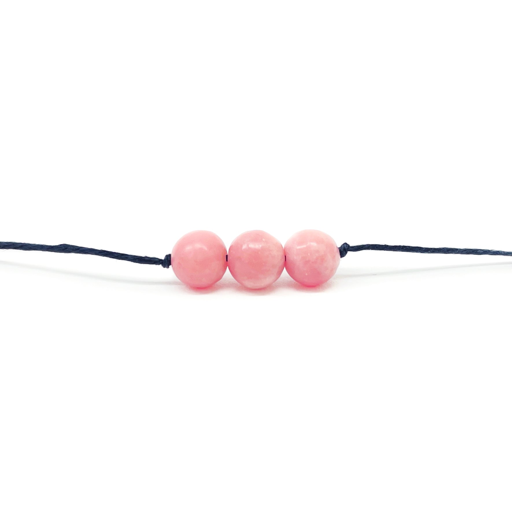 pink opal choker - classic - Camarda Crystals