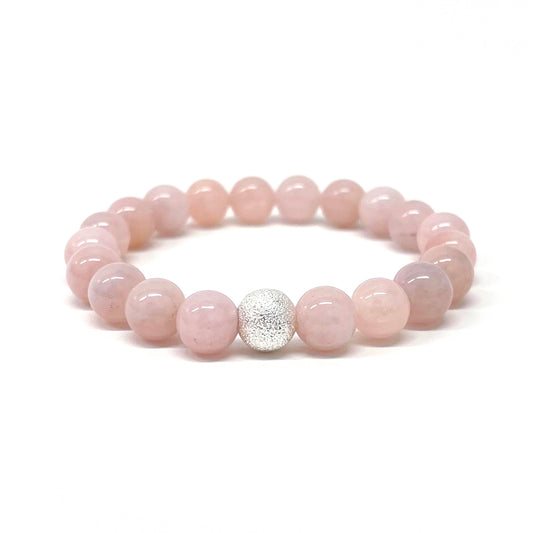 rose quartz bracelet - Camarda Crystals